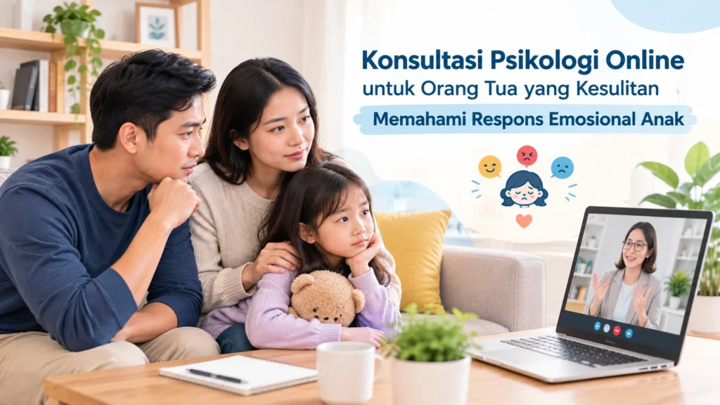 Konsultasi Psikologi Online untuk Orang Tua yang Kesulitan Memahami Respons Emosional Anak bersama Talenta Mulia