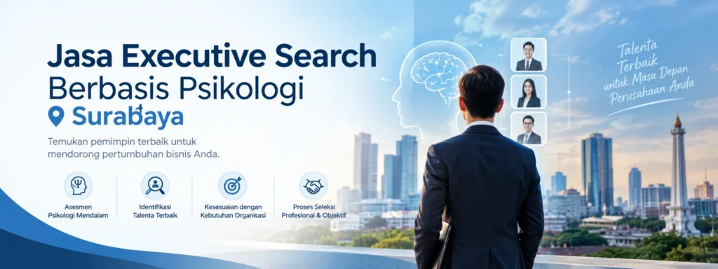 Jasa Executive Search Berbasis Psikologi di Surabaya: Solusi Tepat Rekrut Pimpinan Berintegritas dan Berkinerja Tinggi