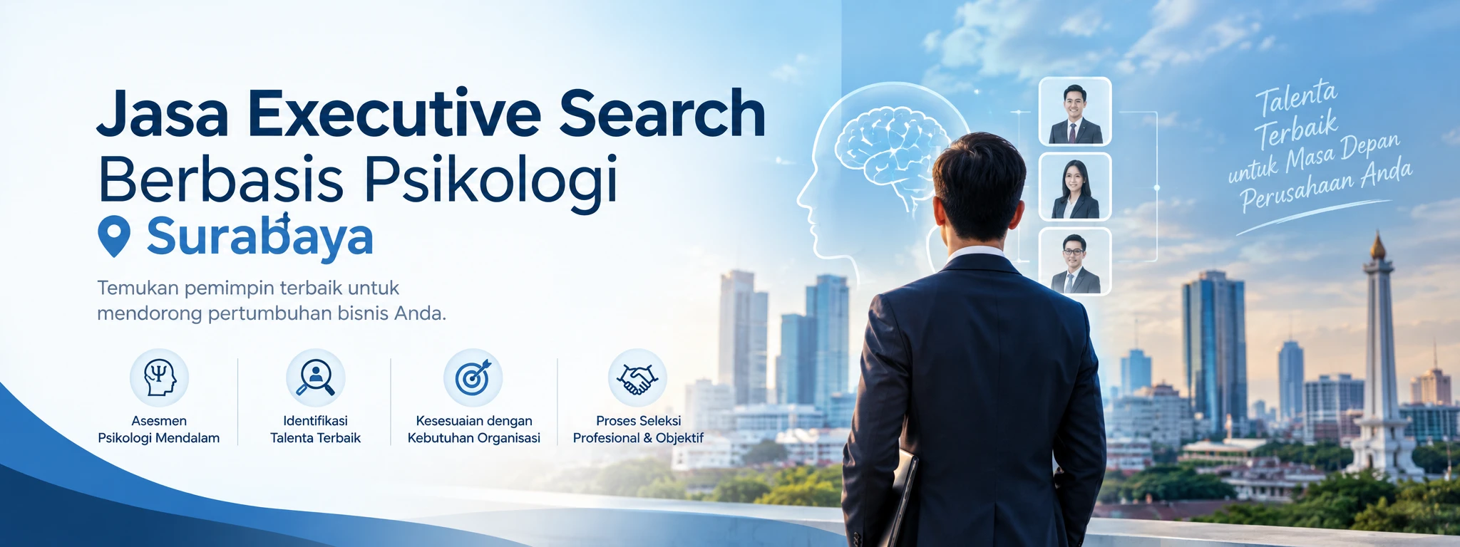 Jasa Executive Search Berbasis Psikologi di Surabaya: Solusi Tepat Rekrut Pimpinan Berintegritas dan Berkinerja Tinggi
