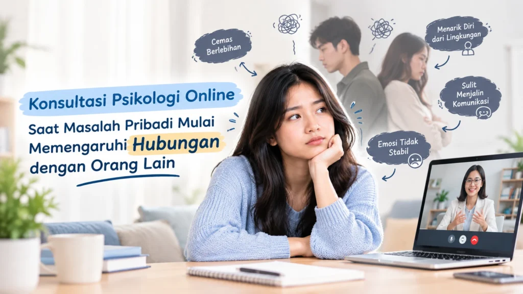 Yuk Konsultasi Pribadi Saat Masalah Berat Mulai Memengaruhi Hubungan Anda dengan Orang Lain