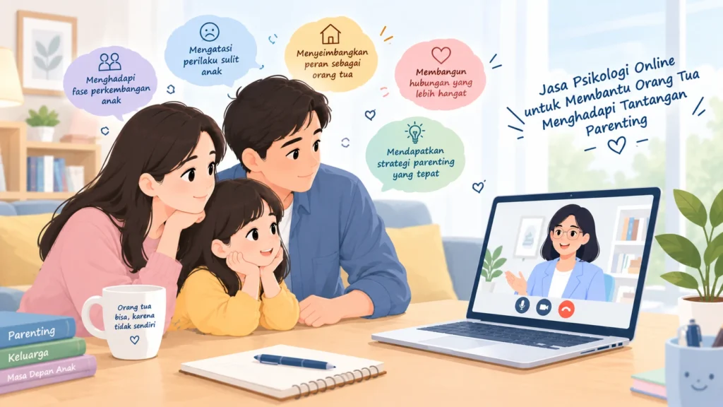 Jasa Psikologi Online Parenting: Solusi Praktis & Empatis Menghadapi Tantangan Pengasuhan Modern