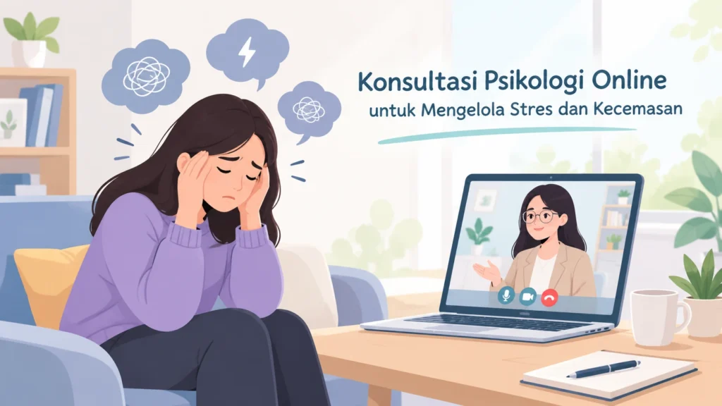 Konsultasi Psikologi Online untuk Mengelola Stres dan Kecemasan: Solusi Praktis & Terpercaya
