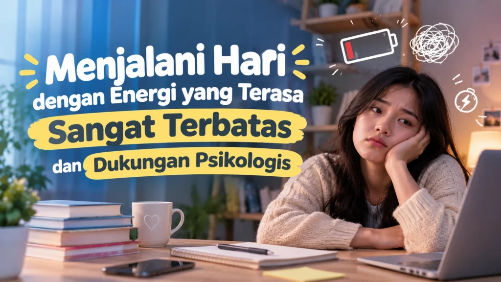 Menjalani Hari dengan Energi yang Terasa Sangat Terbatas: Kapan Anda Membutuhkan Dukungan Psikolog Profesional?