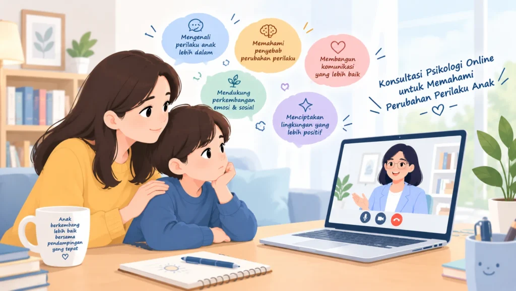 Konsultasi Psikologi Online untuk Memahami Perubahan Perilaku Anak — Talenta Mulia