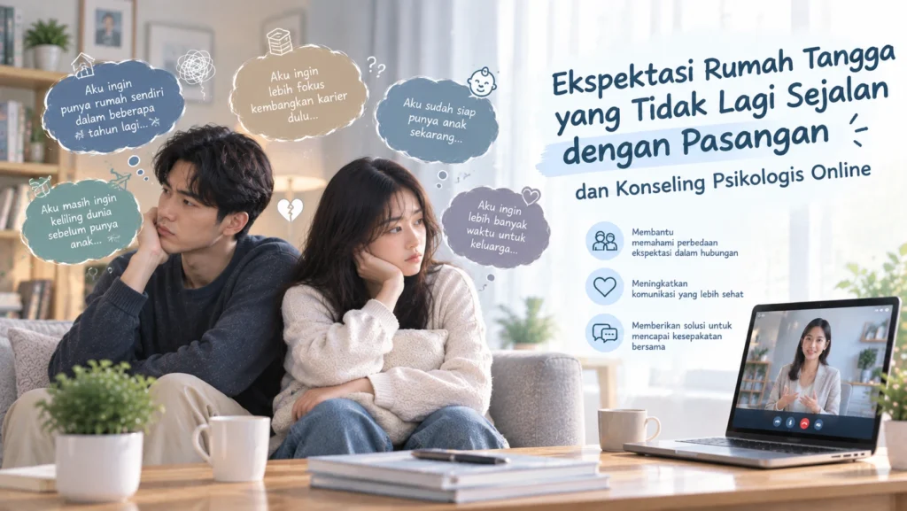 Ekspektasi Rumah Tangga Tidak Lagi Sejalan? Solusi Konseling Profesional di Talenta Mulia