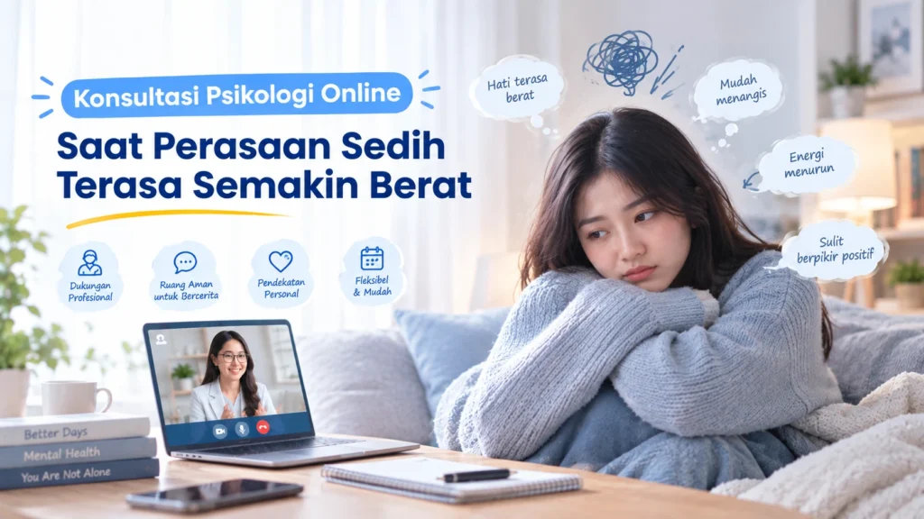 Konsultasi Psikologi Online Saat Perasaan Sedih Terasa Semakin Berat