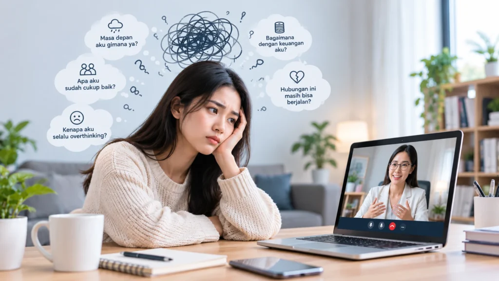 Pikiran Terus Dipenuhi Kekhawatiran? Atasi Masalah anda Bersama Psikolog Profesional Talenta Mulia