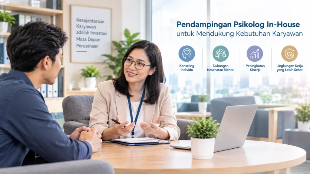 Pendampingan Psikolog In-House untuk Karyawan: Solusi Strategis Efektivitas & Retensi Tim