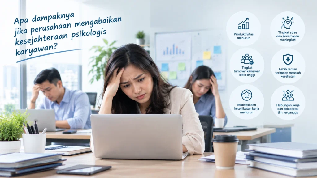 Apa Dampaknya Jika Perusahaan Mengabaikan Kesejahteraan Psikologis Karyawan? Risikonya Nyata
