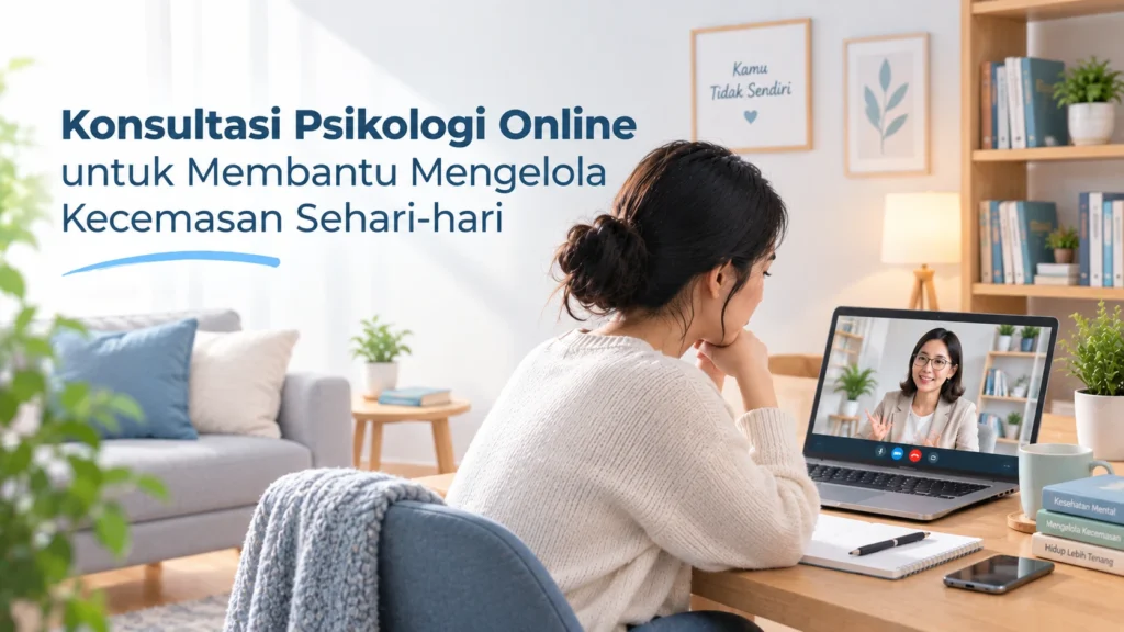 Konsultasi Psikologi Online untuk Membantu Mengelola Kecemasan Sehari-hari: Solusi Praktis & Terpercaya