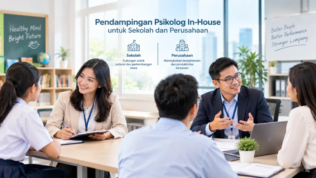 Solusi Pendampingan Psikolog In-House untuk Sekolah dan Perusahaan