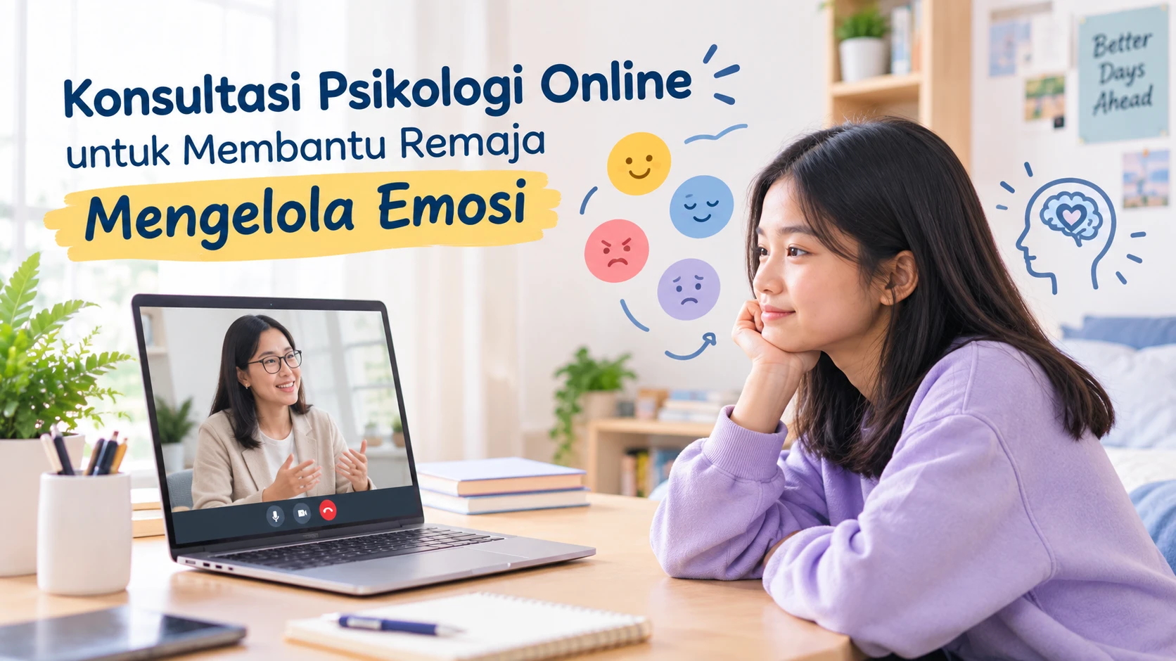 Konsultasi Psikologi Online untuk Membantu Remaja Mengelola Emosi