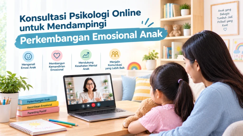 Konsultasi Psikologi Online untuk Mendampingi Perkembangan Emosional Anak Bersama Talenta Mulia