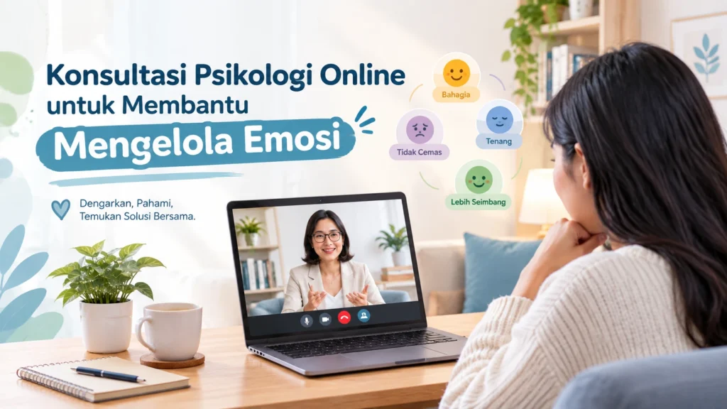 Layanan Konsultasi Psikologi Online untuk Membantu Mengelola Emosi Secara Efektif
