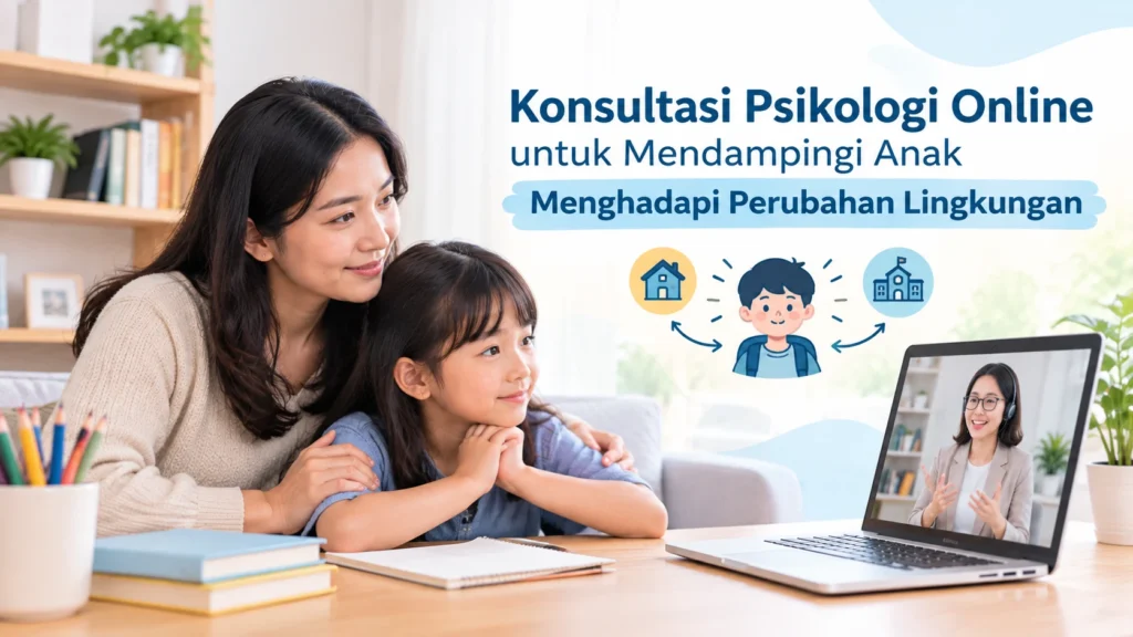 Konsultasi Psikologi Online: Solusi Praktis Mendampingi Anak Menghadapi Perubahan Lingkungan Bersama Talenta Mulia