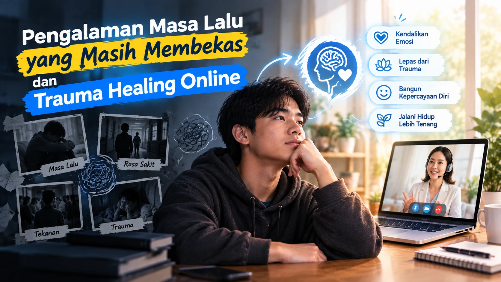 Pengalaman Masa Lalu Masih Membekas? Panduan Trauma Healing Online Terpercaya dari Talenta Mulia