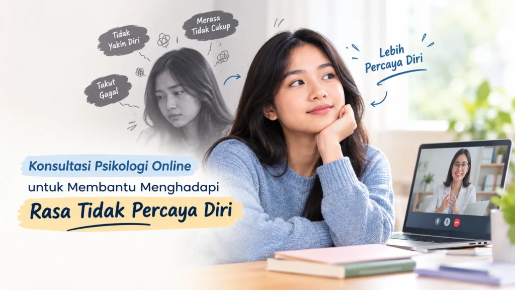 Konsultasi Psikologi Online untuk Membantu Menghadapi Rasa Tidak Percaya Diri