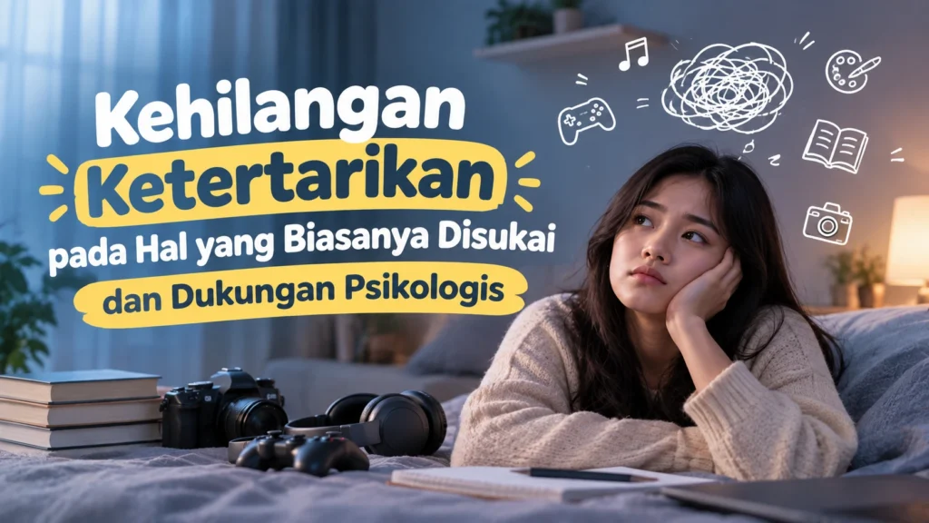Kehilangan Ketertarikan pada Hal yang Disukai? Temukan Penyebab dan Bantuan Psikolog yang Tepat