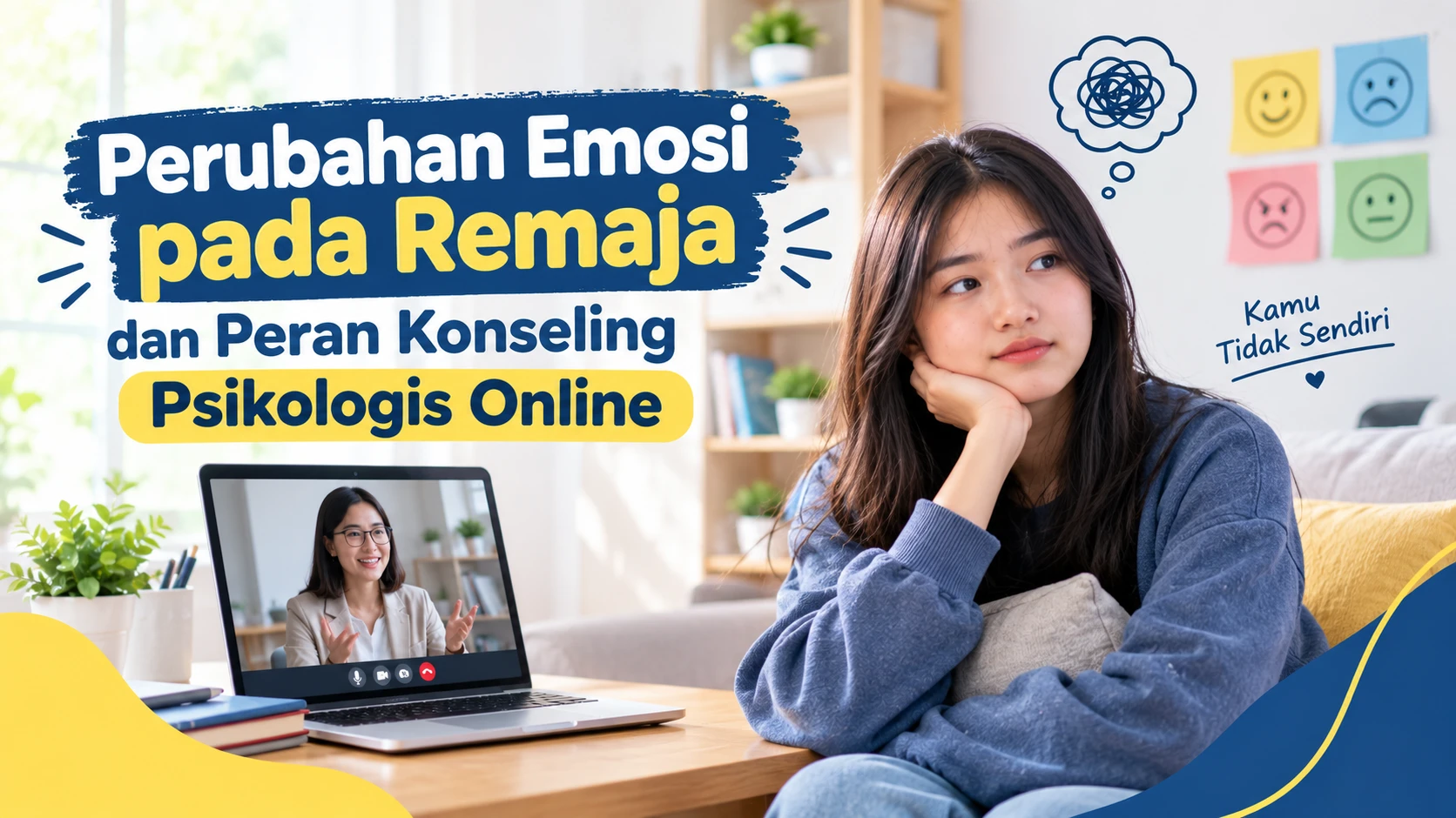 Perubahan Emosi pada Remaja dan apa Peran Konseling Psikologi?