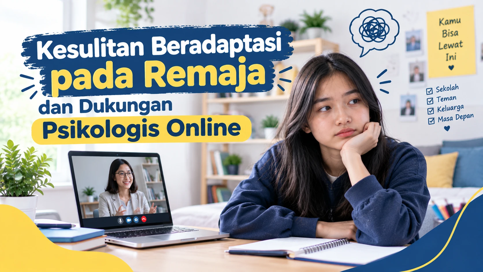 Hilangkan Perilaku Kesulitan Beradaptasi pada Remaja Melalui Dukungan Konseling Online Talenta Mulia!