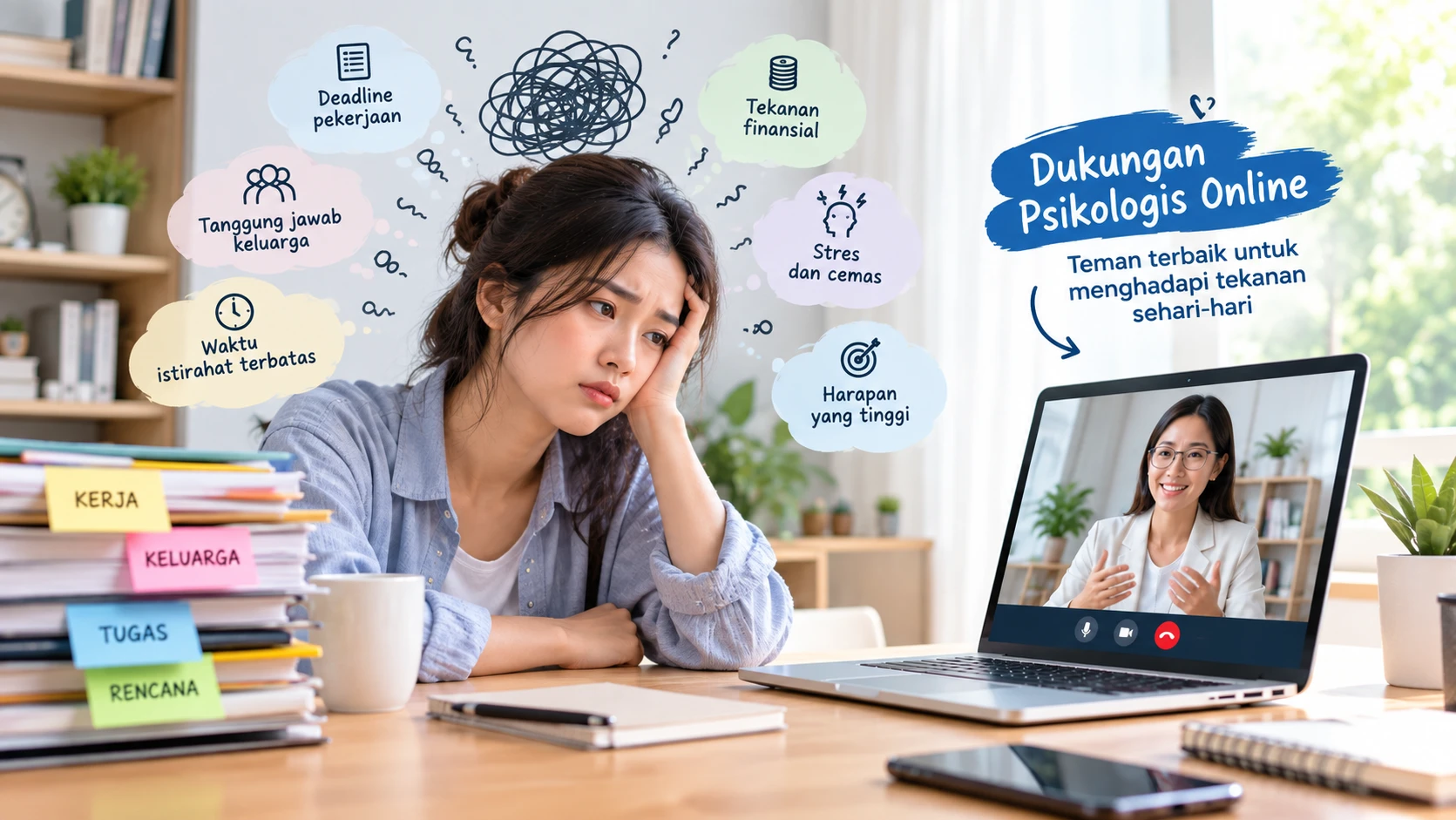 Mengatasi Tekanan Aktivitas Sehari-hari: Cara Praktis Mendapatkan Dukungan Psikologis