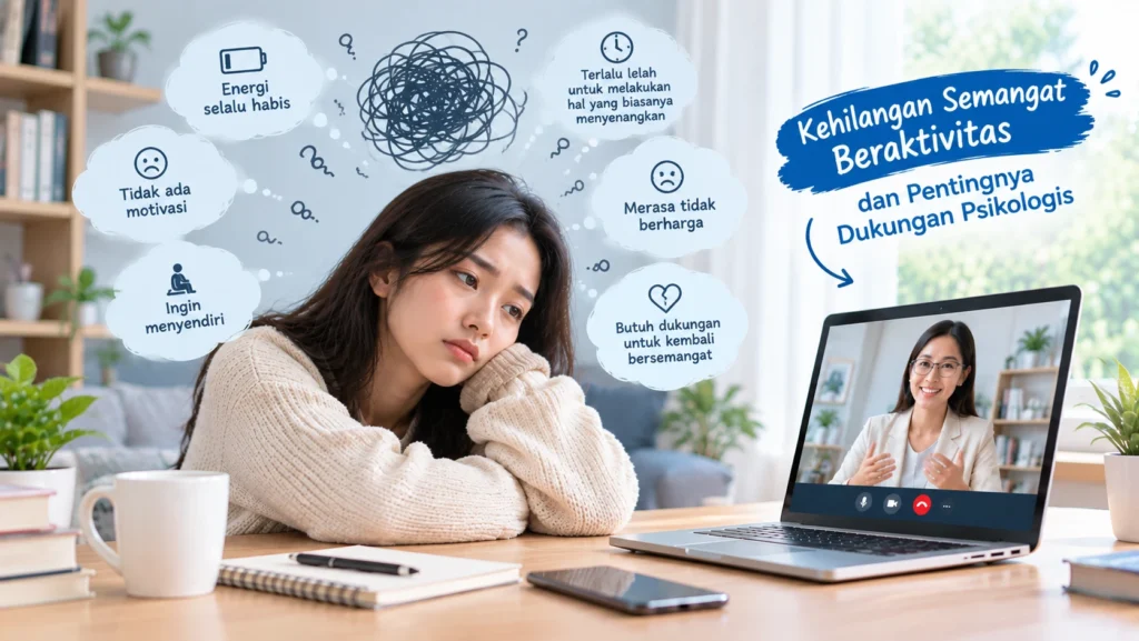 Atasi Kehilangan Semangat Beraktivitas: Mengapa Anda Membutuhkan Dukungan Psikolog Profesional?