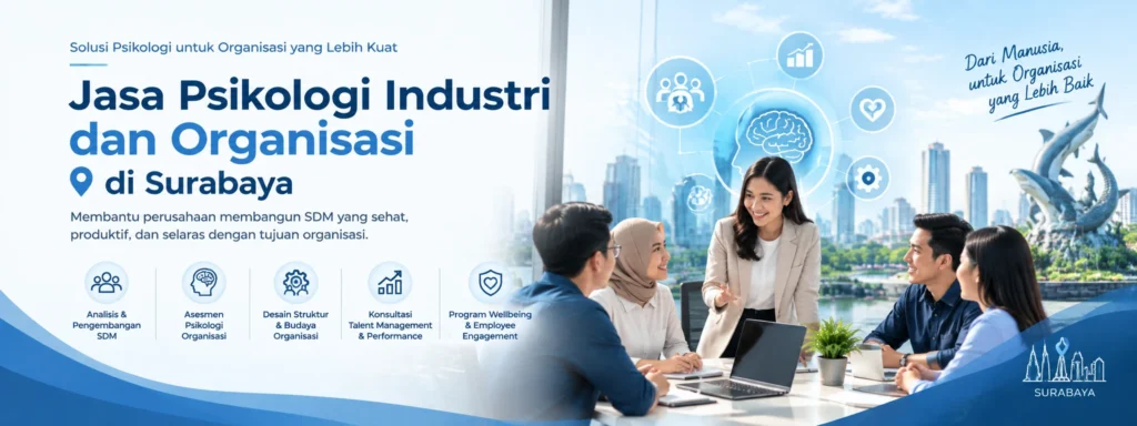 Jasa Psikologi Industri dan Organisasi di Surabaya: Solusi Human Capital Terintegrasi untuk Performa Bisnis