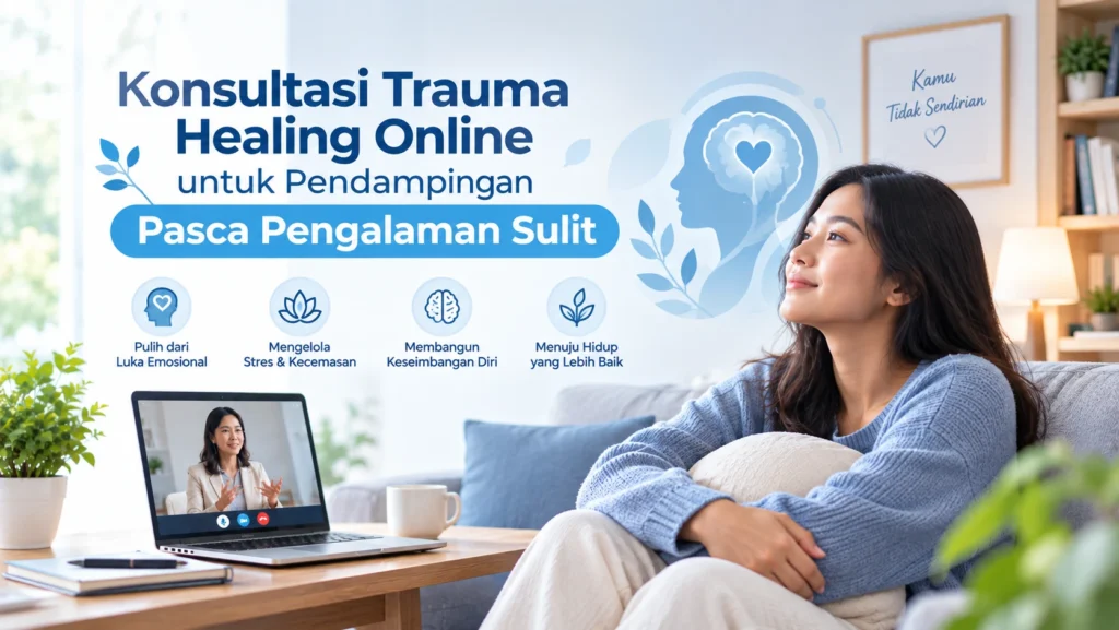 Konsultasi Trauma Healing Online untuk Pendampingan Pasca Pengalaman Sulit