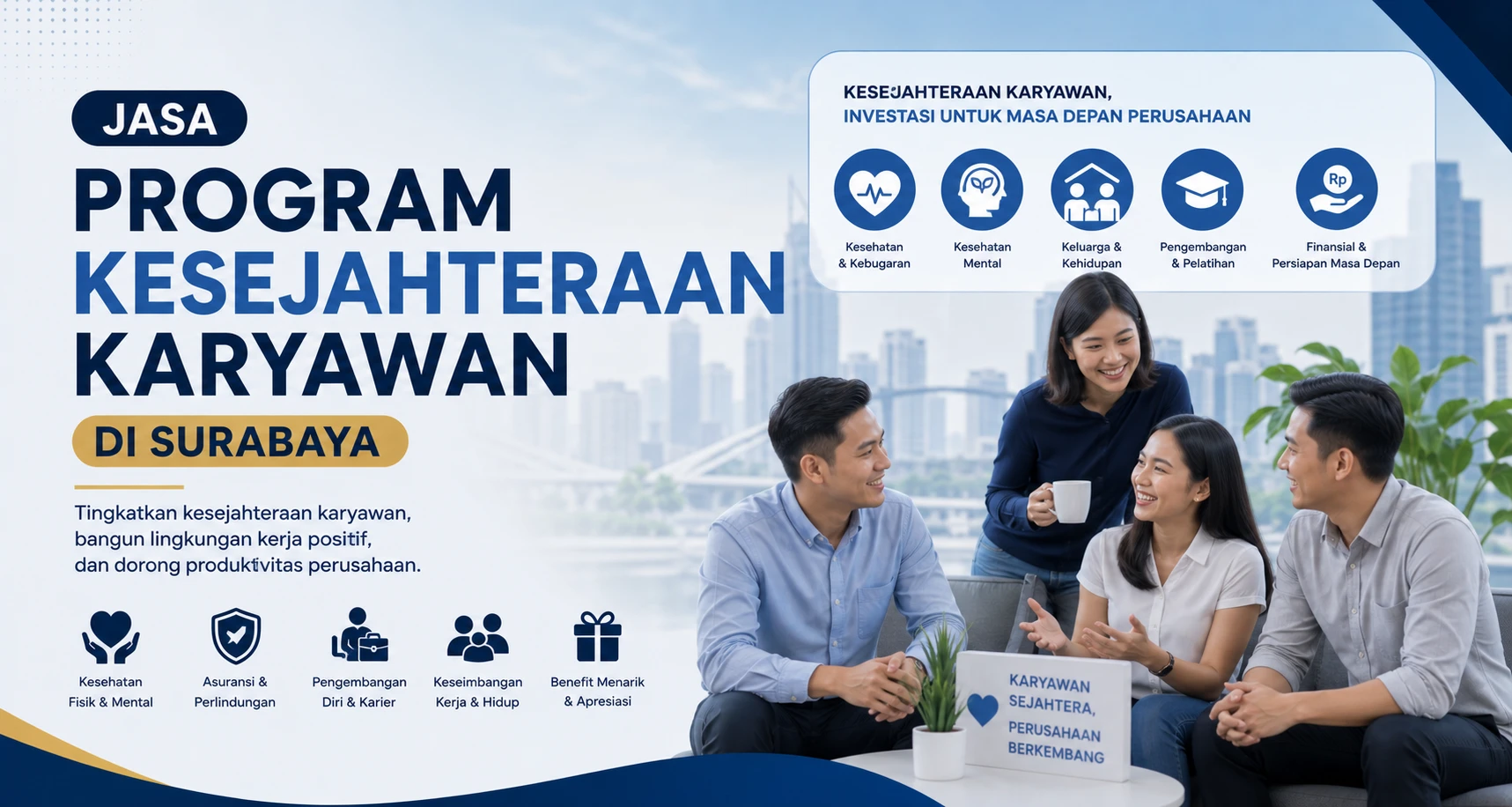 Jasa Program Kesejahteraan Karyawan di Surabaya Terbaik untuk Tingkatkan Produktivitas Perusahaan