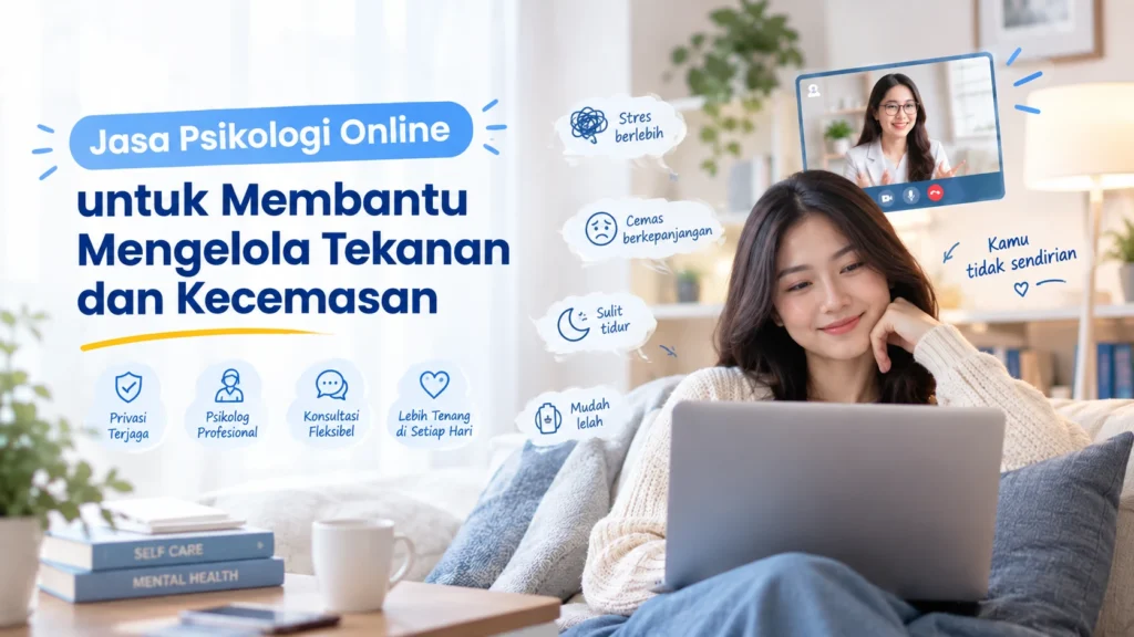Jasa Psikologi Online Terpercaya: Solusi Cepat Mengelola Tekanan dan Kecemasan