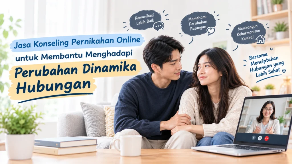 Jasa Konseling Pernikahan Online untuk Membantu Menghadapi Perubahan Dinamika Hubungan