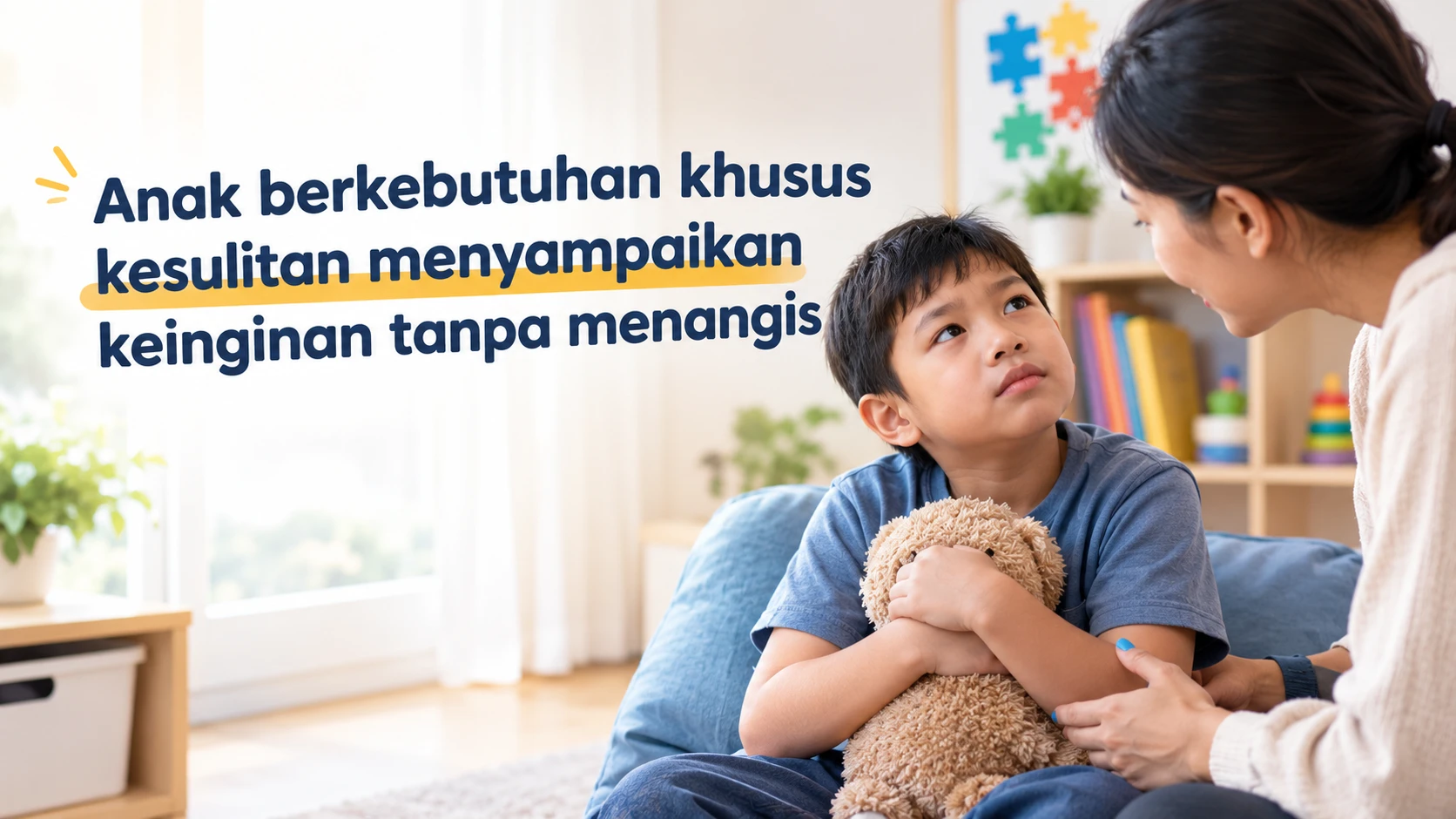 Anak Berkebutuhan Khusus Kesulitan Menyampaikan Keinginan Tanpa Menangis? Ini Solusinya