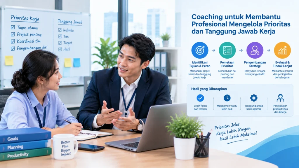 Bagaimana Coaching Membantu Profesional Mengelola Prioritas & Tanggung Jawab Kerja