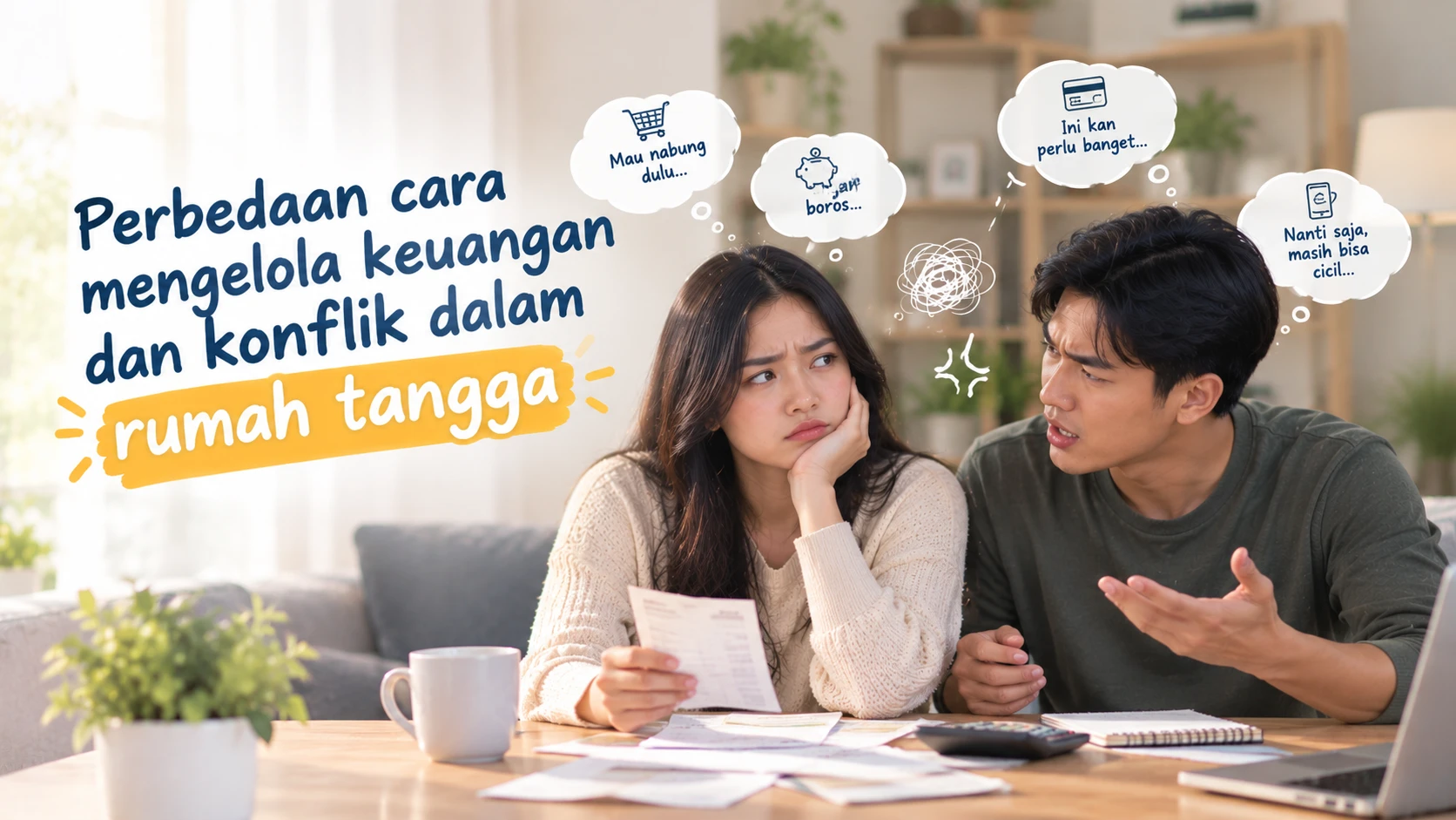 Perbedaan Cara Mengelola Keuangan dan Konflik Rumah Tangga