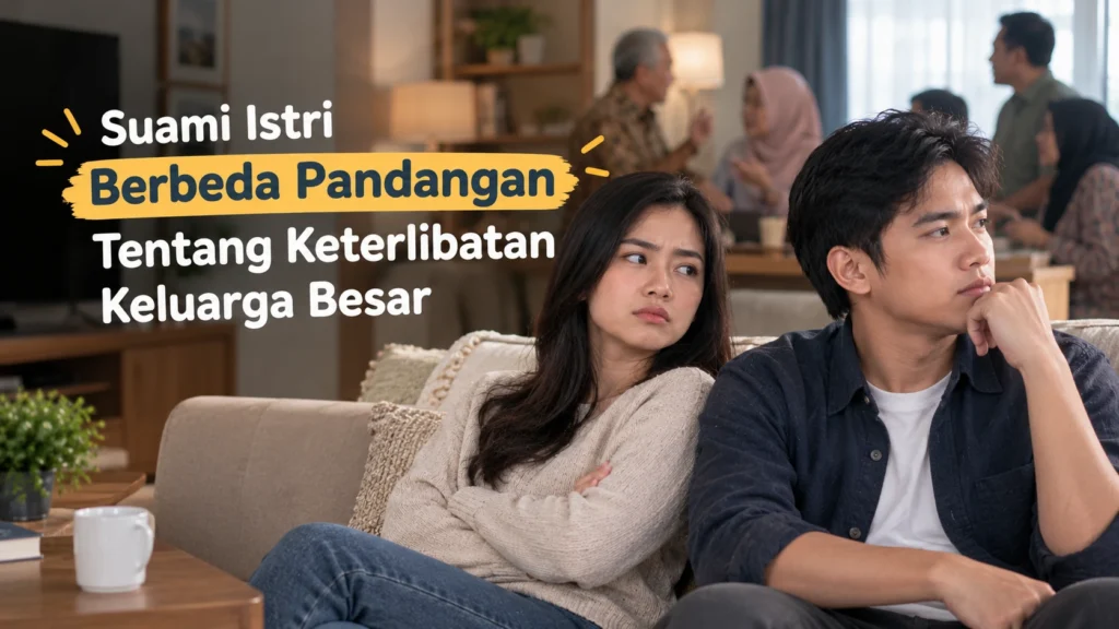Suami Istri Berbeda Pandangan tentang Keterlibatan Keluarga Besar? Ini Cara Menyepakati Batasannya