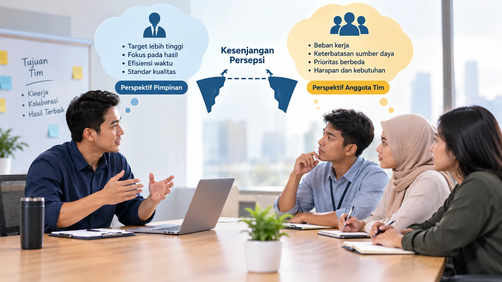 Cara Mengenali Kesenjangan Persepsi Antara Pimpinan dan Anggota Tim: Panduan Strategis Pemilik Usaha