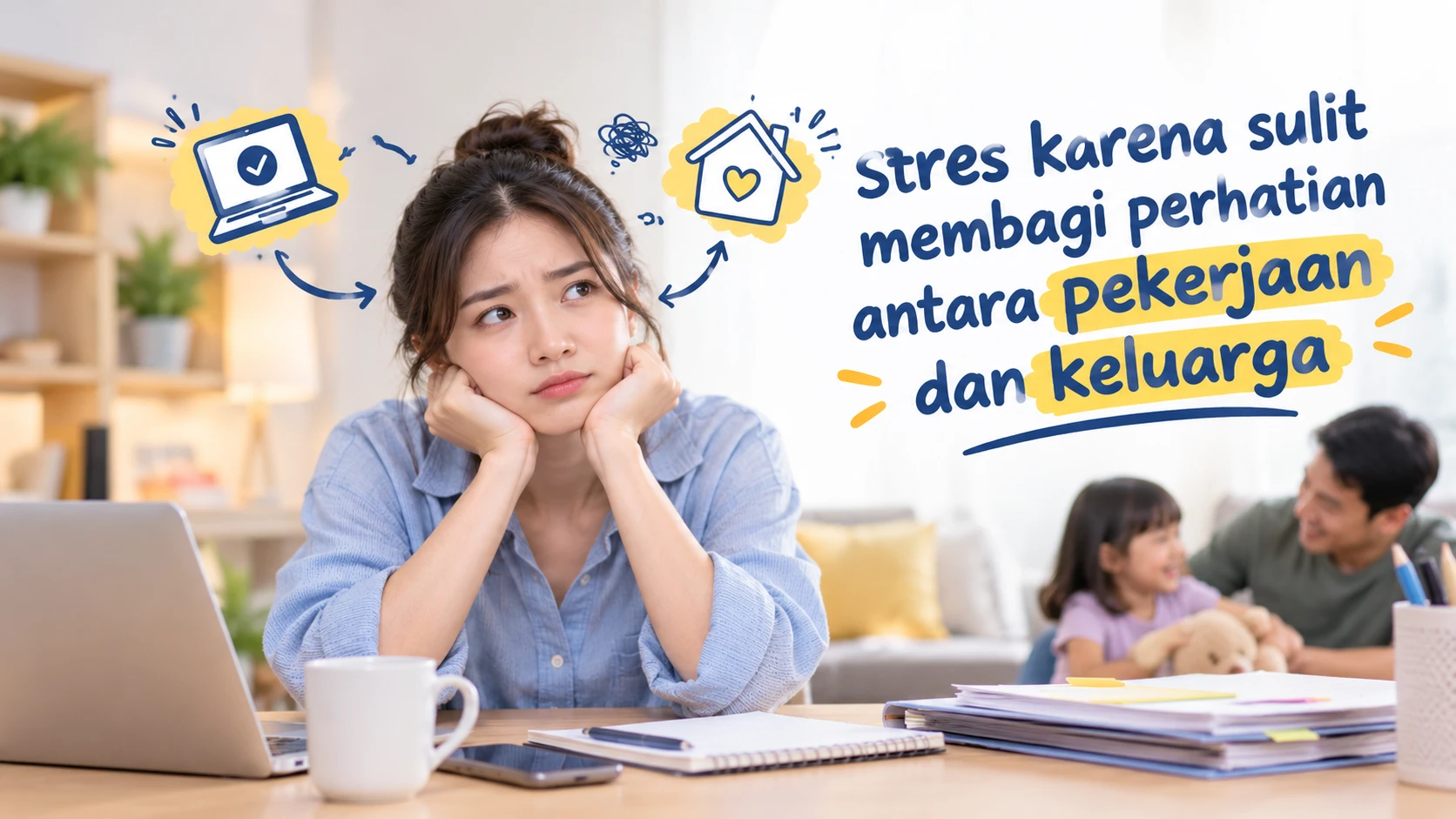 Saat Sedang Bersama Keluarga Malah Memikirkan Pekerjaan: Menghadapi Konflik Peran dalam Kehidupan Sehari-hari