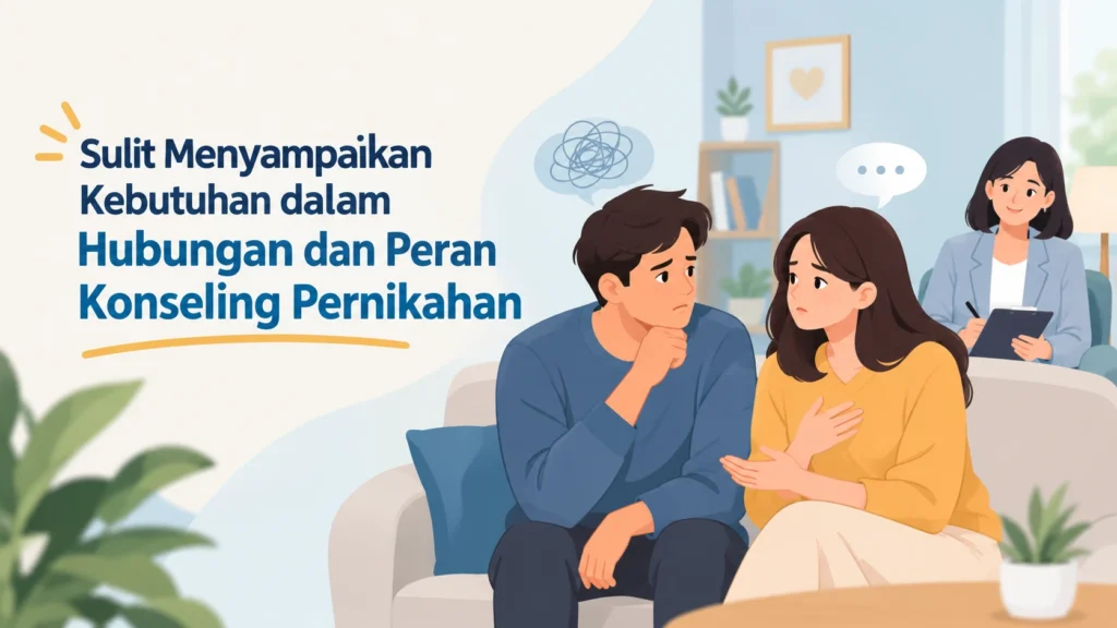Sulit Menyampaikan Kebutuhan dalam Hubungan? Ini Peran Konseling Pernikahan dan Solusinya