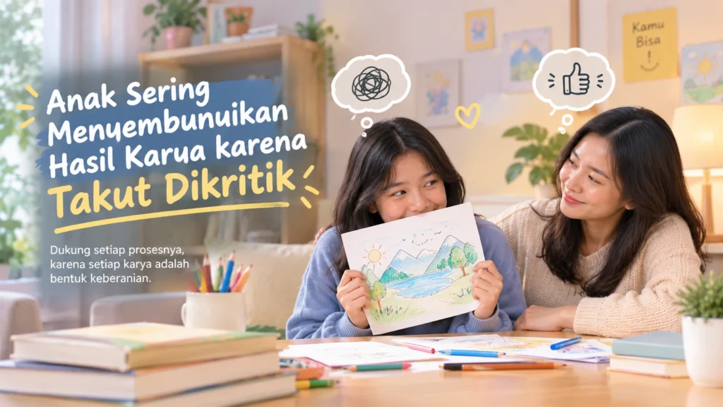 Gambar Anak Tidak Harus Sempurna: Bagaimana Respons Orang Tua Memengaruhi Keberanian Anak Berkarya?