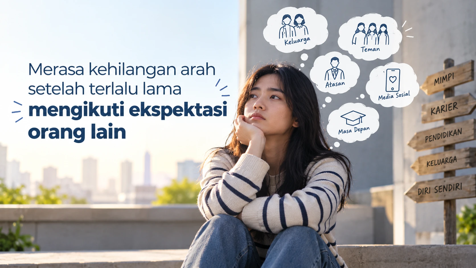 Merasa Kehilangan Arah Setelah Terlalu Lama Mengikuti Ekspektasi Orang Lain? Ini Solusinya