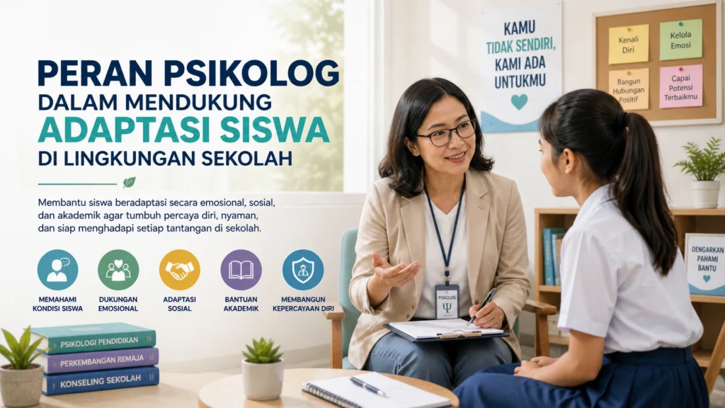 Bagaimana Peran Psikolog Dalam Mendukung Adaptasi Siswa di Sekolah?