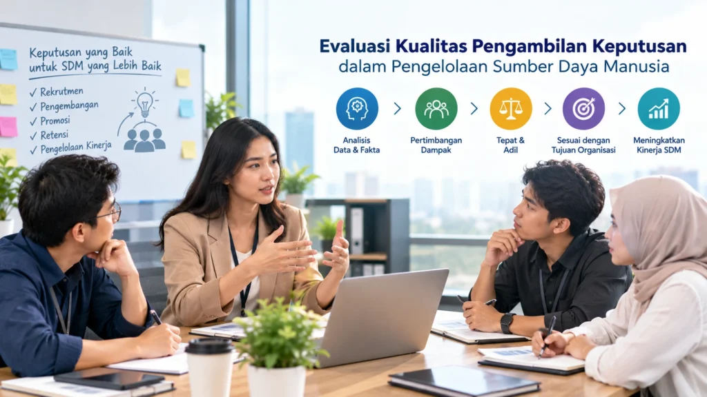 Evaluasi Kualitas Pengambilan Keputusan SDM: Menuju Keputusan Organisasi yang Objektif dan Terukur