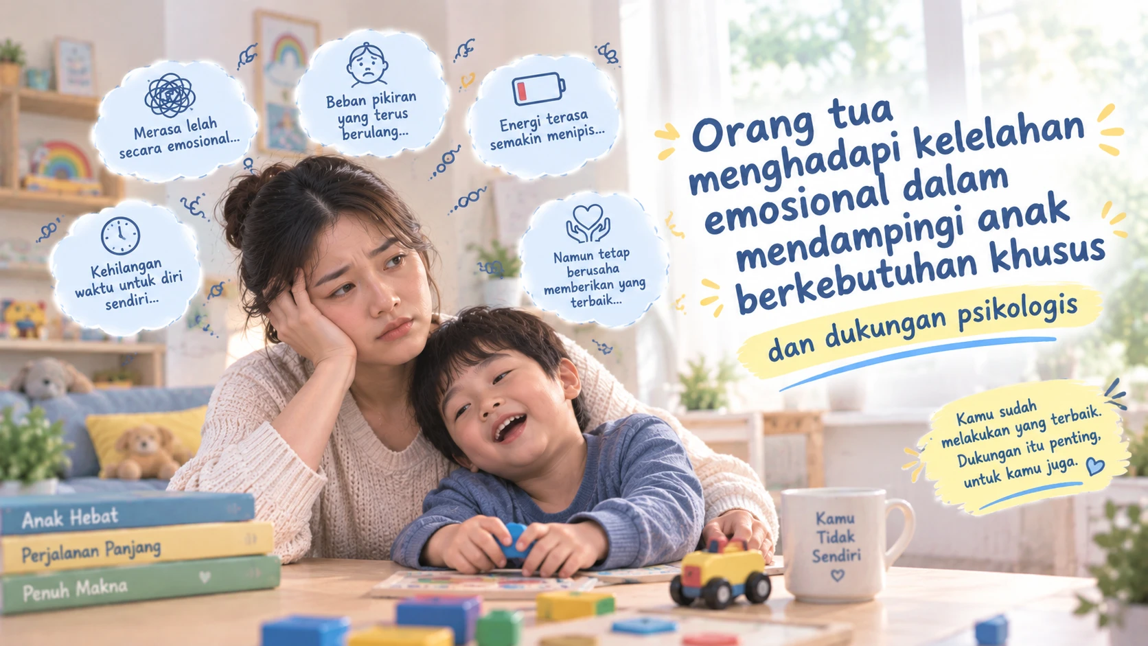 Mengatasi Kelelahan Emosional Orang Tua ABK: Solusi Pendampingan Utuh Bersama Talenta Mulia