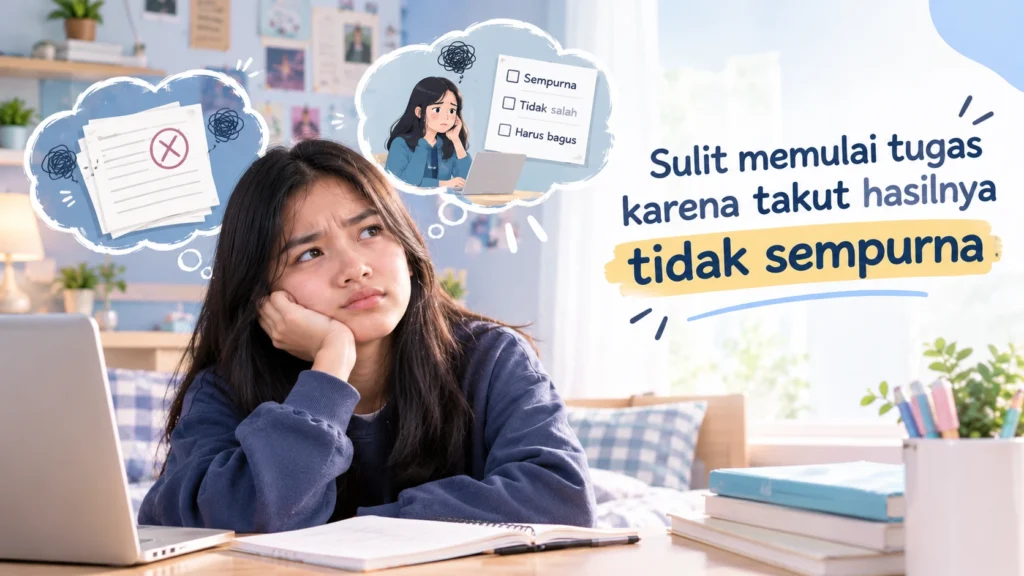 Mengapa Seseorang Mengalami Kondisi Sulit Memulai Tugas Karena Takut Hasilnya Tidak Sempurna?