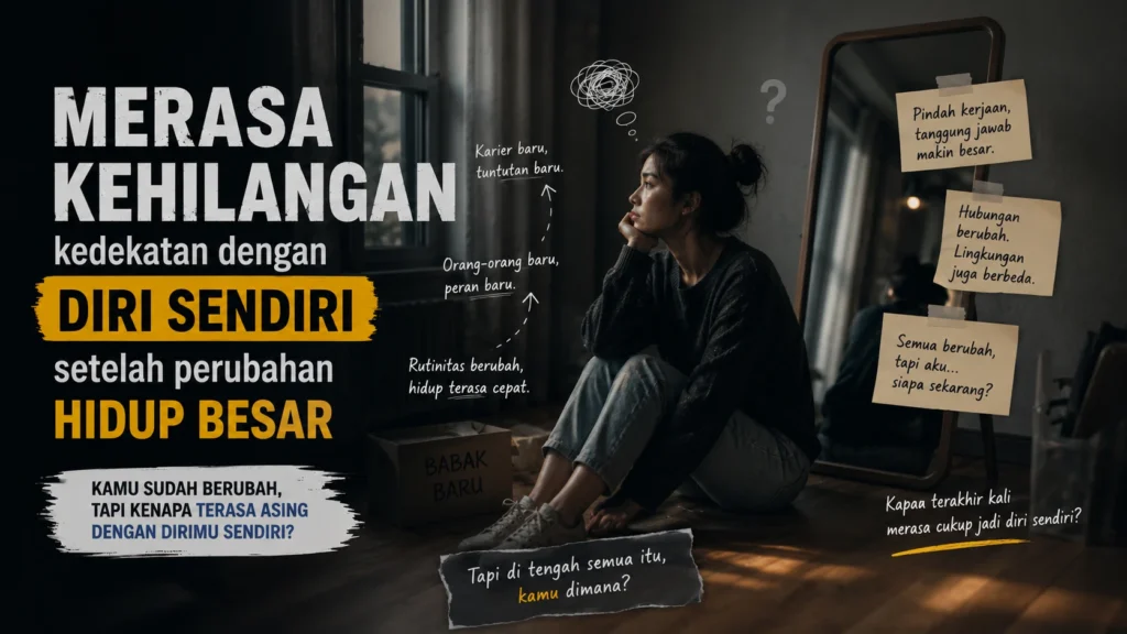 Hidup Sudah Berubah, tetapi Diri Sendiri Terasa Asing: Memahami Perubahan Emosional setelah Transisi Besar