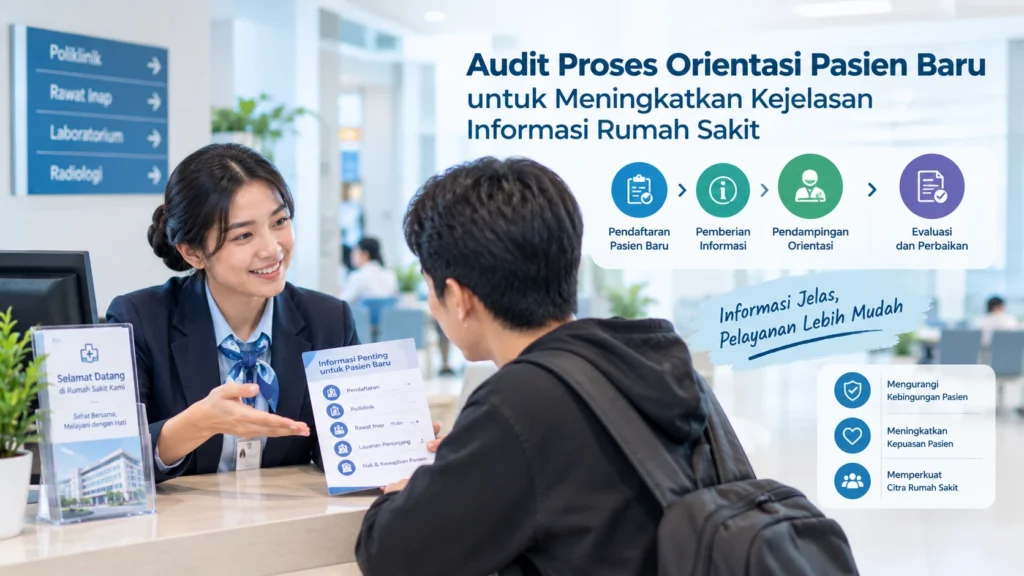 Audit Proses Orientasi Pasien Baru: Kunci Mendorong Kejelasan Informasi dan Kepercayaan Layanan Rumah Sakit