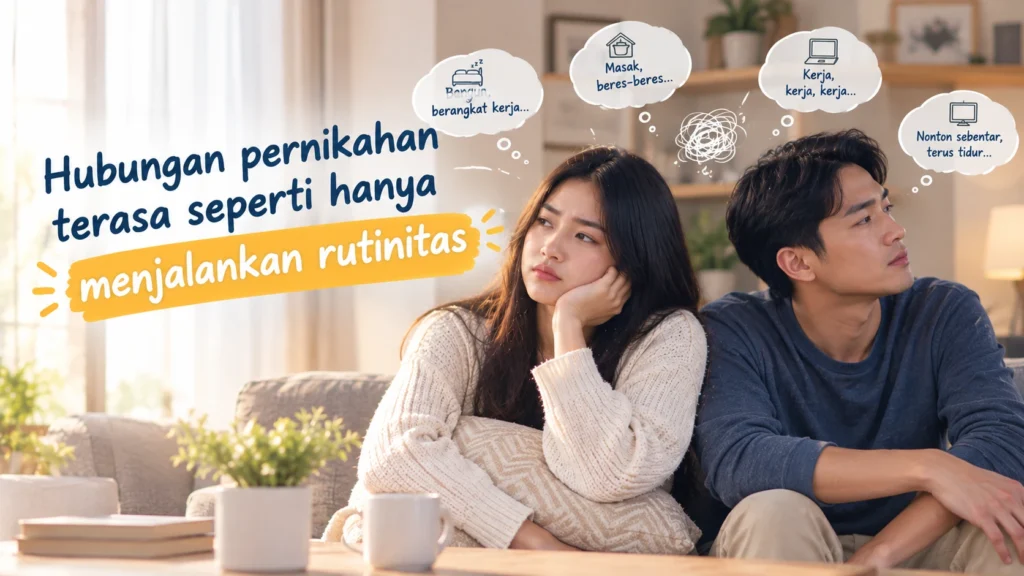 Saat Suami Istri Masih Bersama tetapi Mulai Kehilangan Kedekatan Emosional