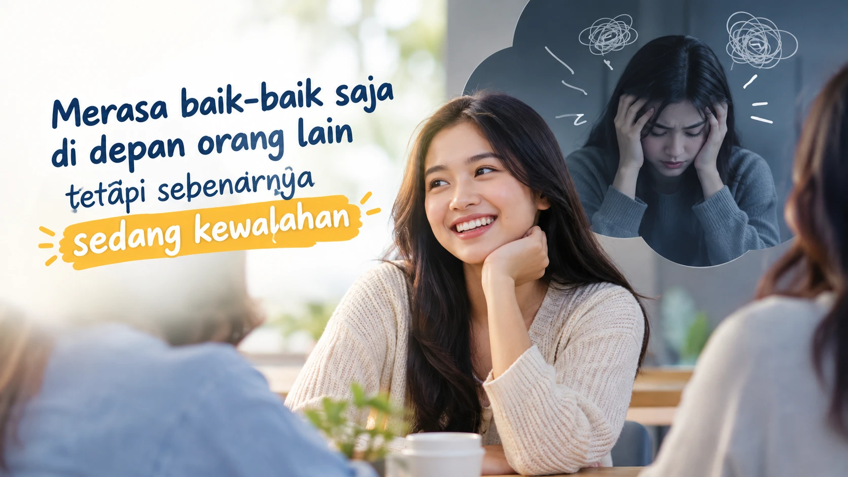 Merasa Baik-Baik Saja di Depan Orang Lain Tetapi Sebenarnya Kewalahan? Kenali Smiling Depression & Solusinya