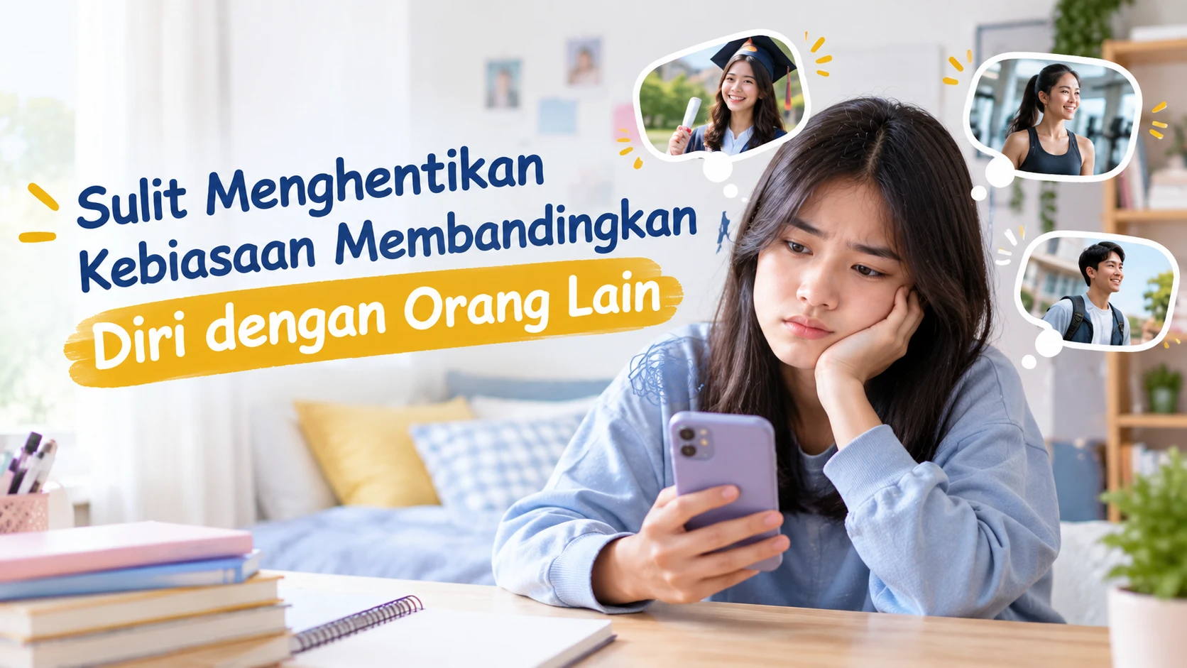 Merasa Hidup Orang Lain Lebih Baik? Mengenali Pola Pikir yang Membuat Diri Terus Merasa Kurang