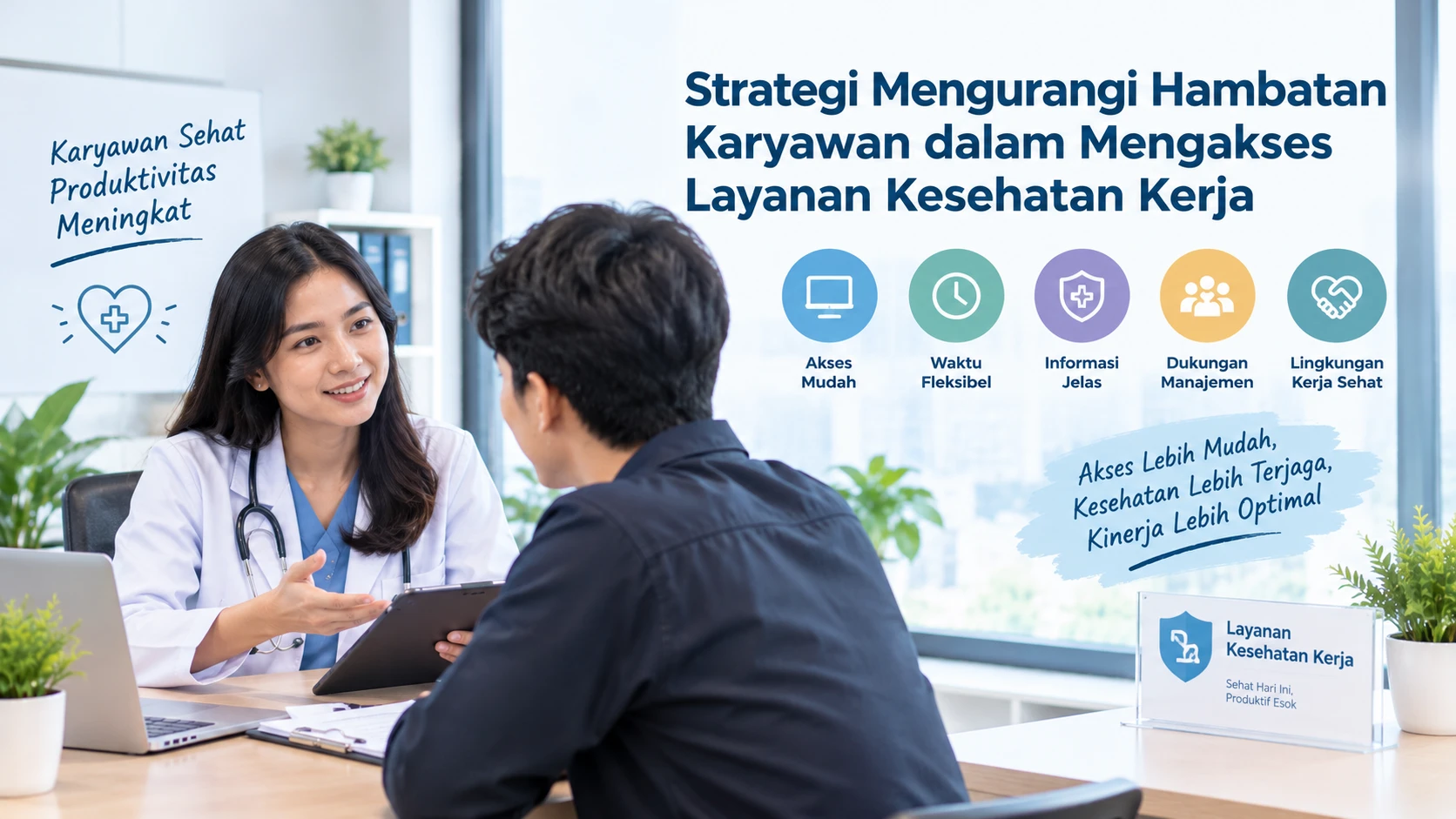 Strategi Mengurangi Hambatan Karyawan dalam Mengakses Layanan Kesehatan Kerja